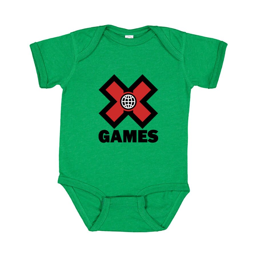 X Games Baby Romper Onesie - Green