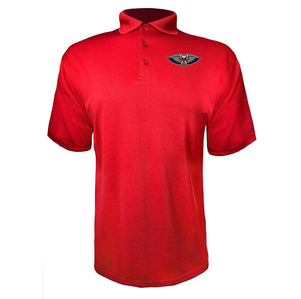 New Orleans Pelicans Red polyester polo