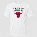 Men's Chicago Bulls Black Performance T-Shirt - White