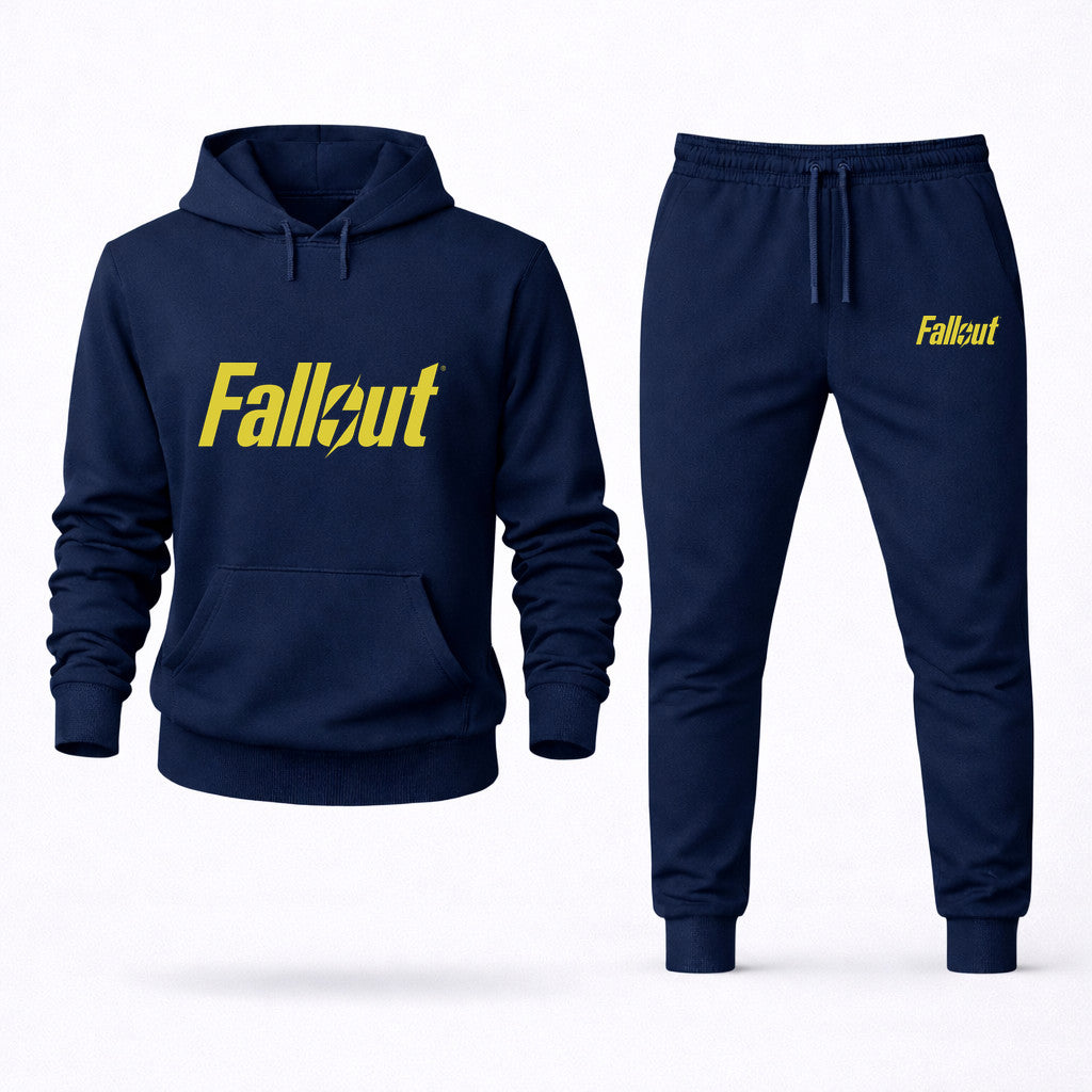 Fallout Hoodie and Joggers Set - Navy