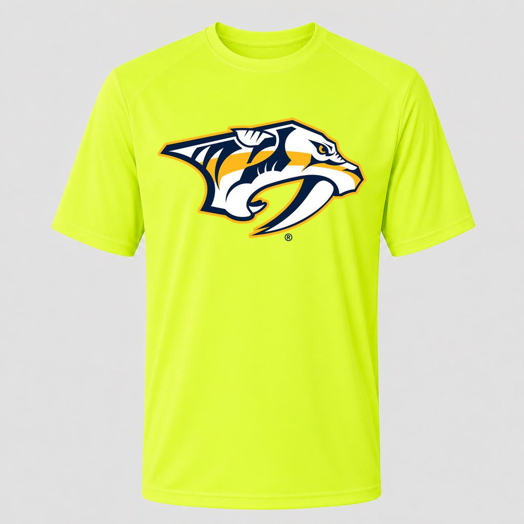 Men's Nashville Predators Performance T-Shirt - Safety Green
