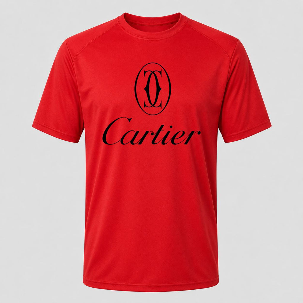 Men's Cartier Black Performance T-Shirt - Red