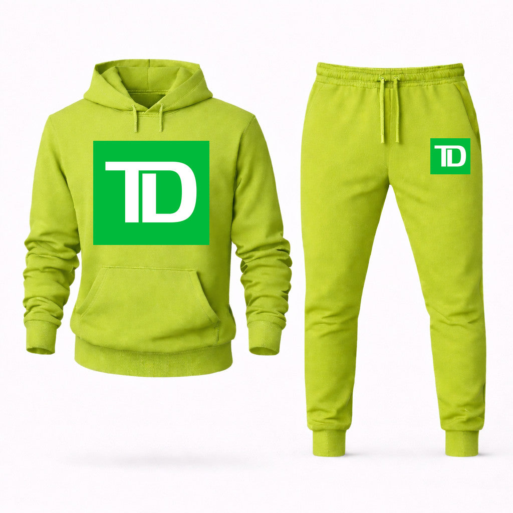 TD Bank Hoodie and Joggers Set - Lime Green