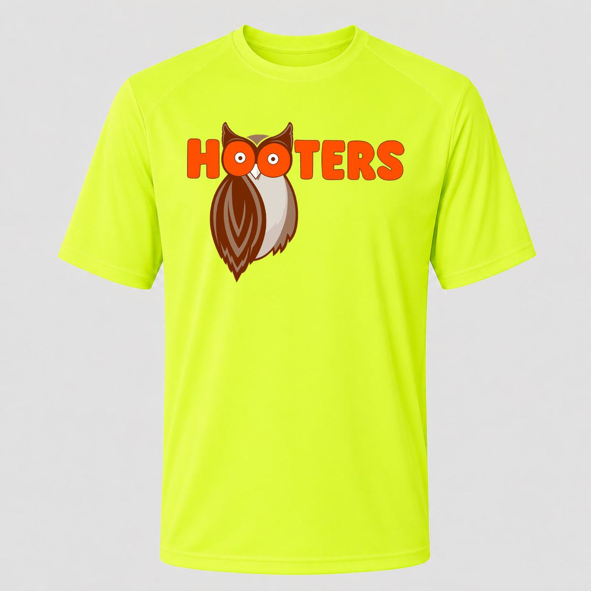 Men's Hooters Performance T-Shirt - Safety Green
