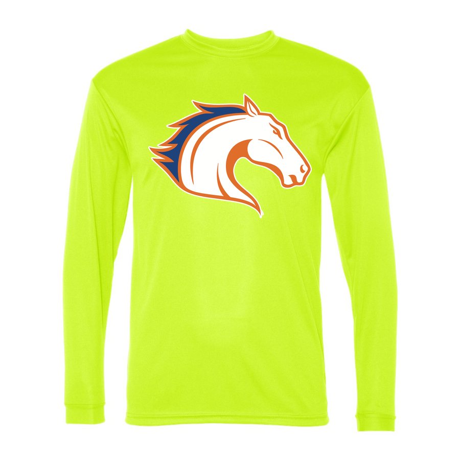 Men's Texas Arlington Mavericks Polyester Long Sleeve T-Shirt - Safety Yellow