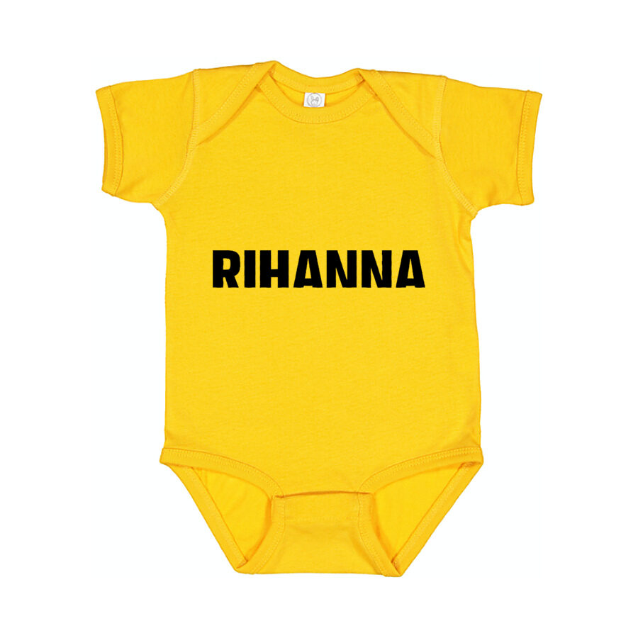 Rihanna Baby Romper Onesie - Yellow