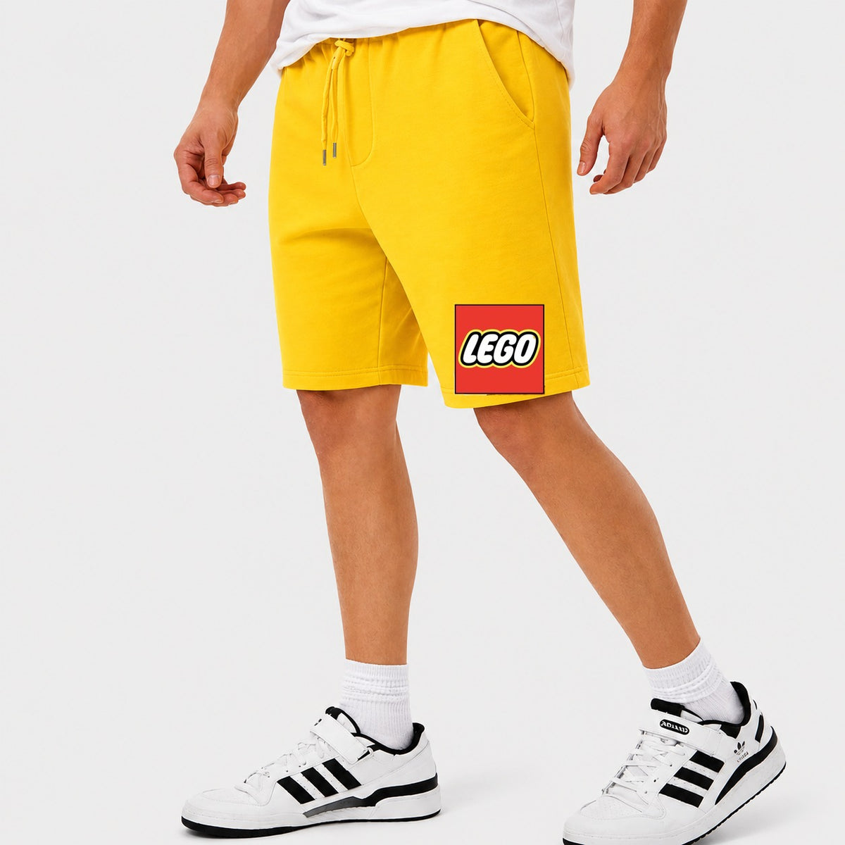 Men's LEGO Cotton Shorts - Yellow