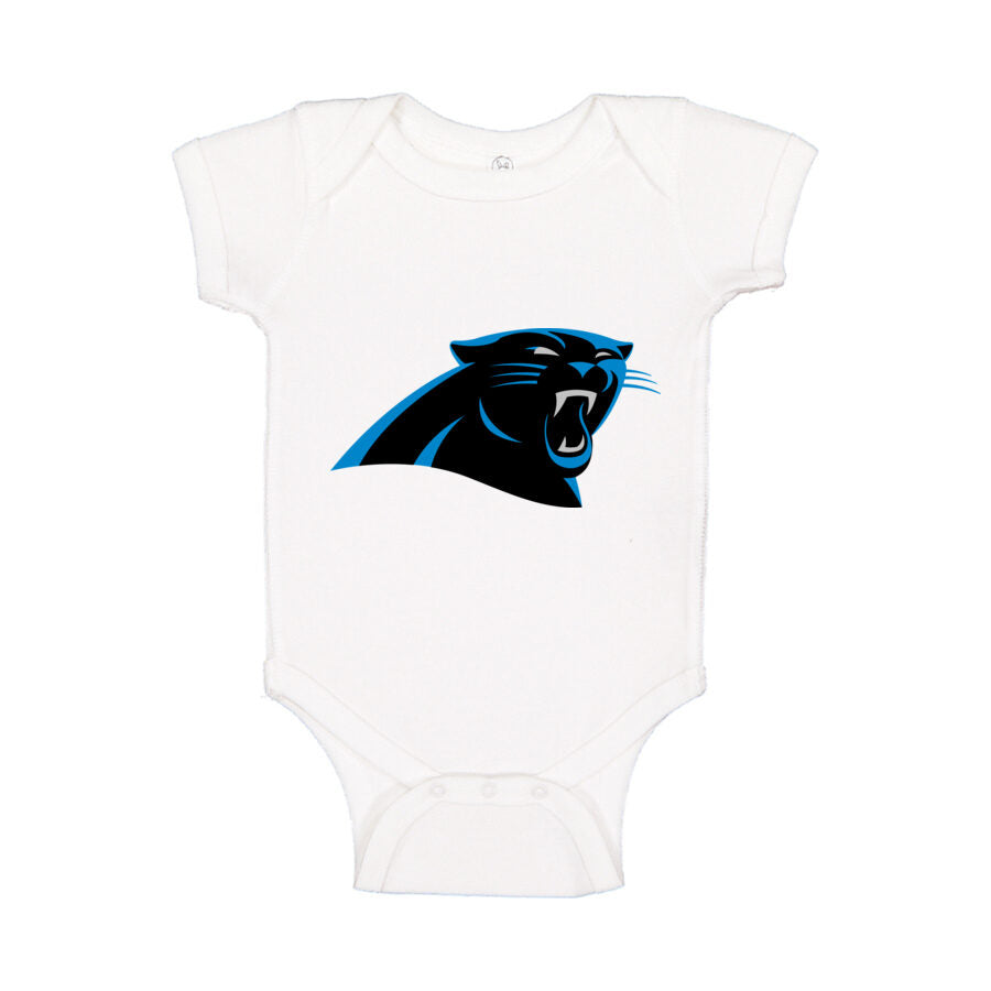 Carolina Panthers Baby Romper Onesie - White