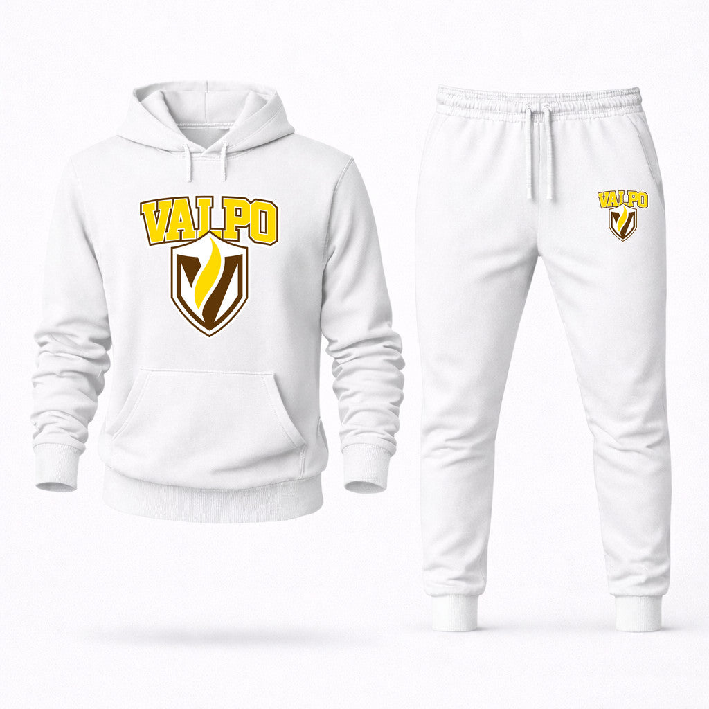 Valparaiso Crusaders Hoodie and Joggers Set - White