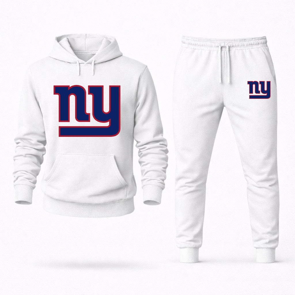 New York Giants Hoodie and Joggers Set - White