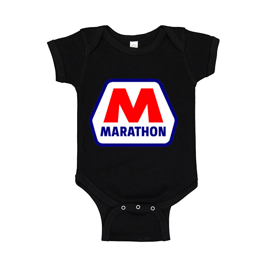Marathon Baby Romper Onesie - Black