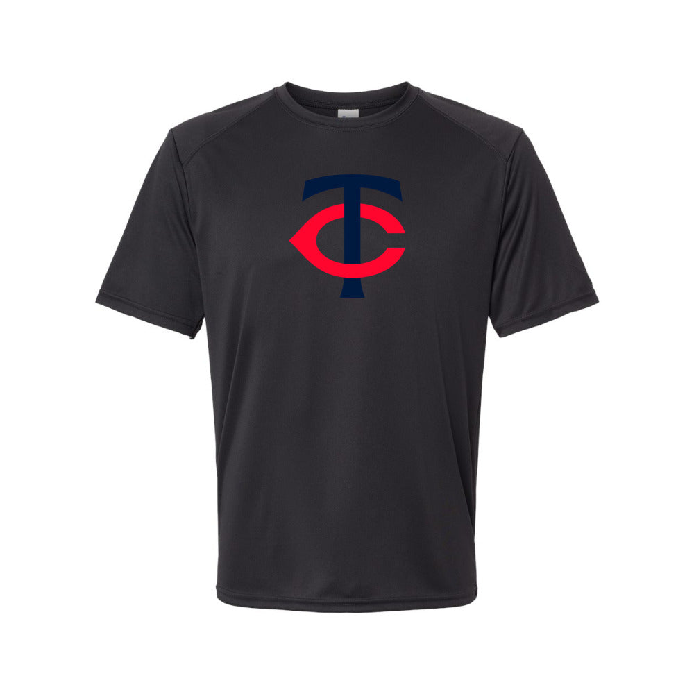 Minnesota Twins Polyester T-Shirt - Black
