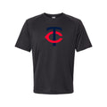 Minnesota Twins Polyester T-Shirt - Black