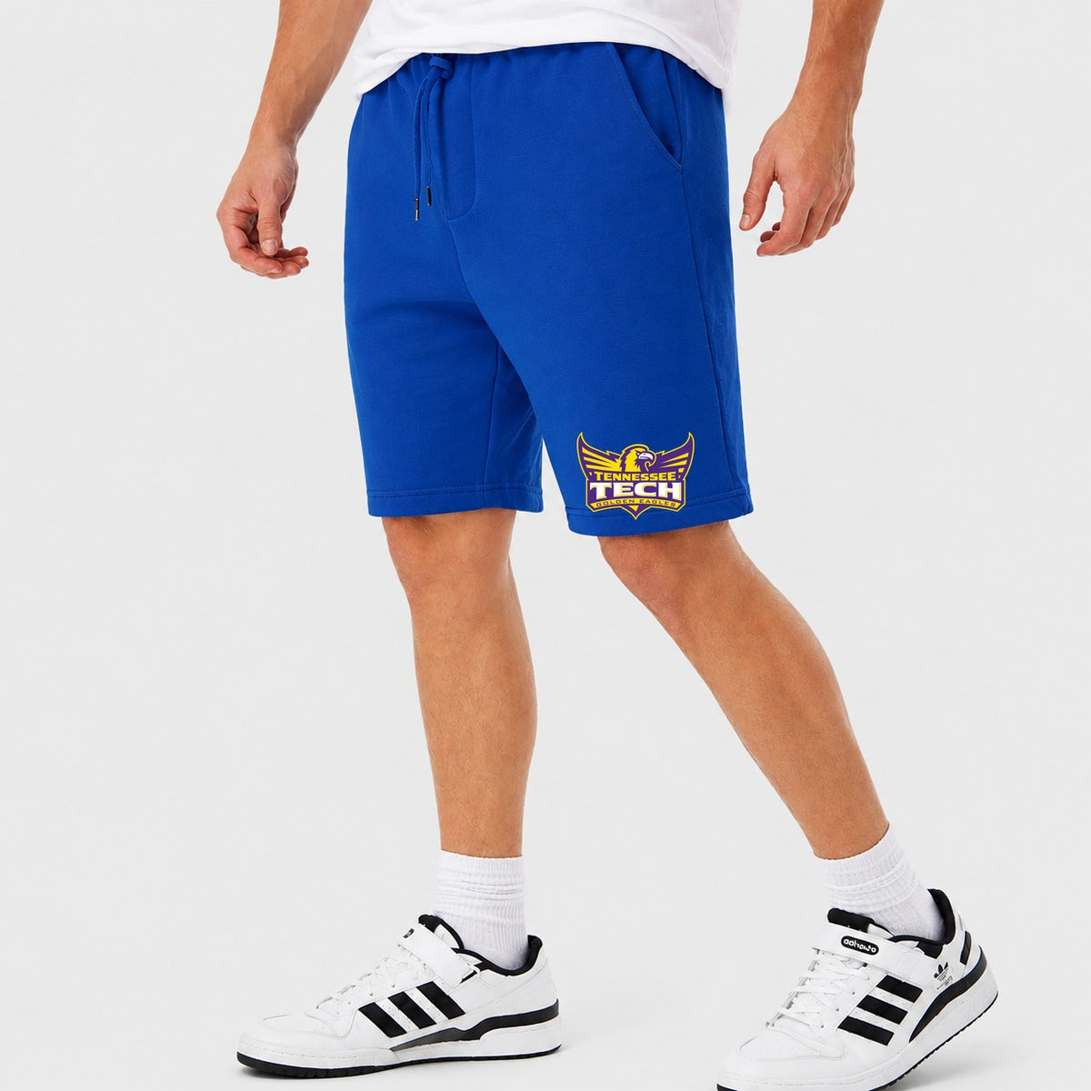 Men's Tennessee Tech Golden Eagles Logo Cotton Shorts - Royal Blue