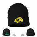 Los Angeles Rams Black Beanie Hat