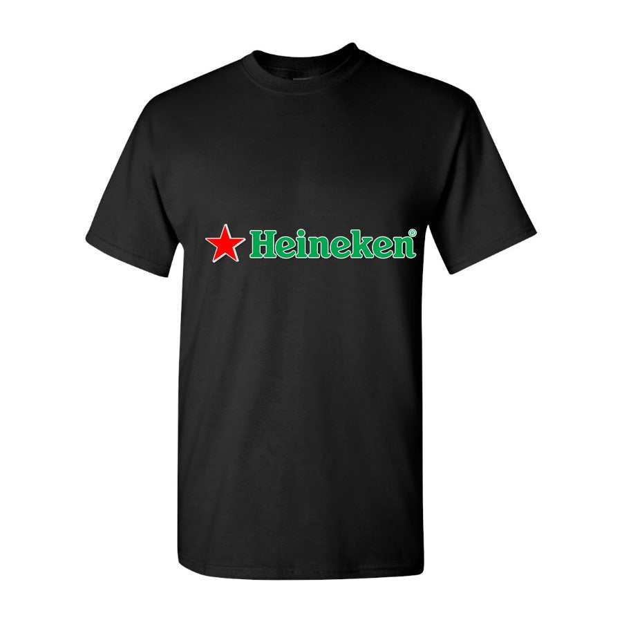 Men's Heineken logo Cotton T-Shirt - Black