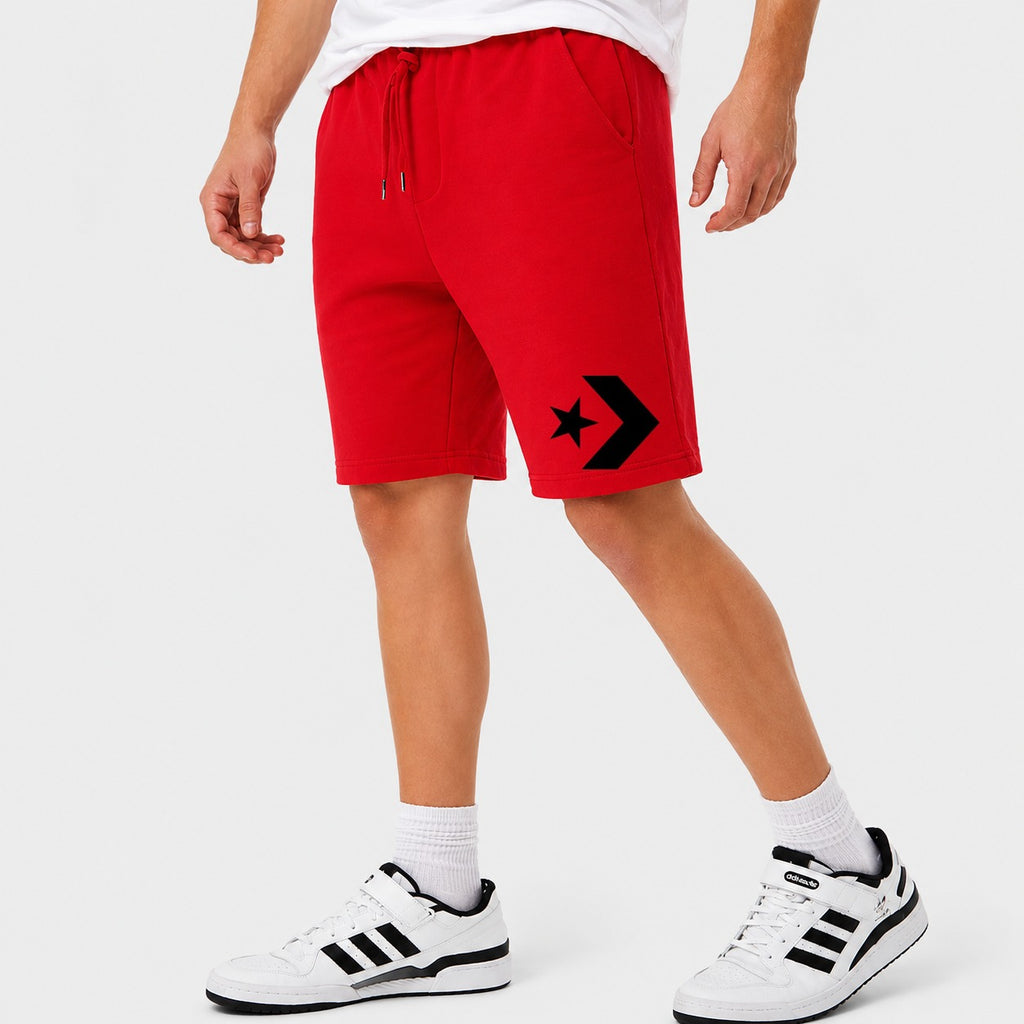Men's Converse Cotton Shorts - Red