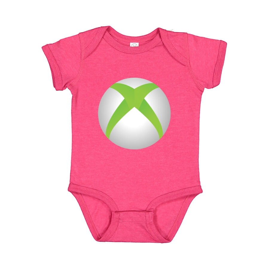 Xbox Gaming Baby Romper Onesie - Pink