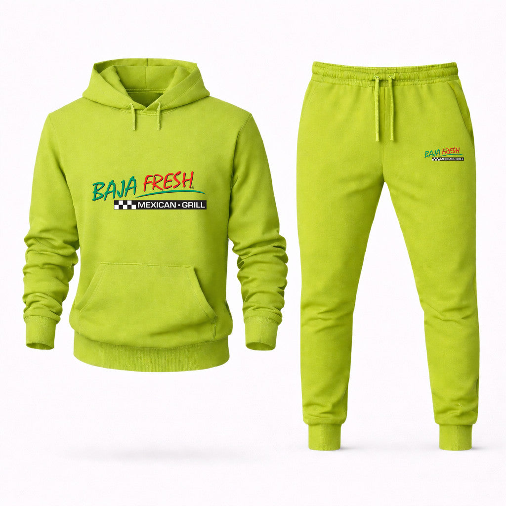 Baja Fresh Hoodie and Joggers Set - Lime Green