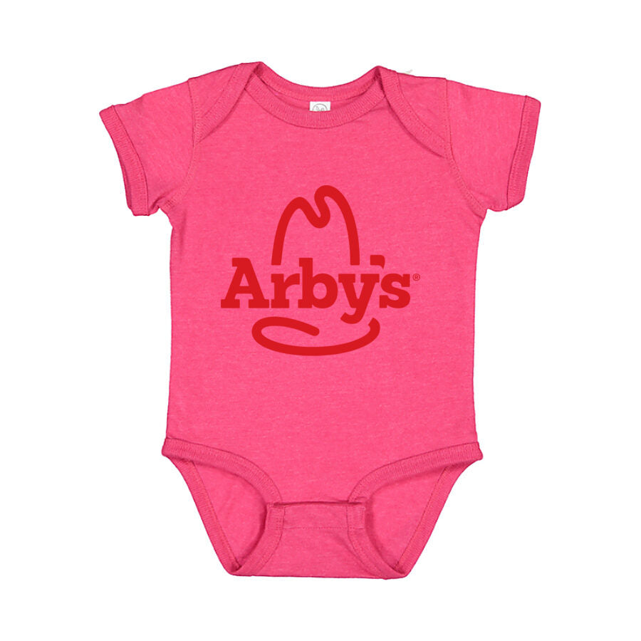 Arby's Baby Romper Onesie - Pink