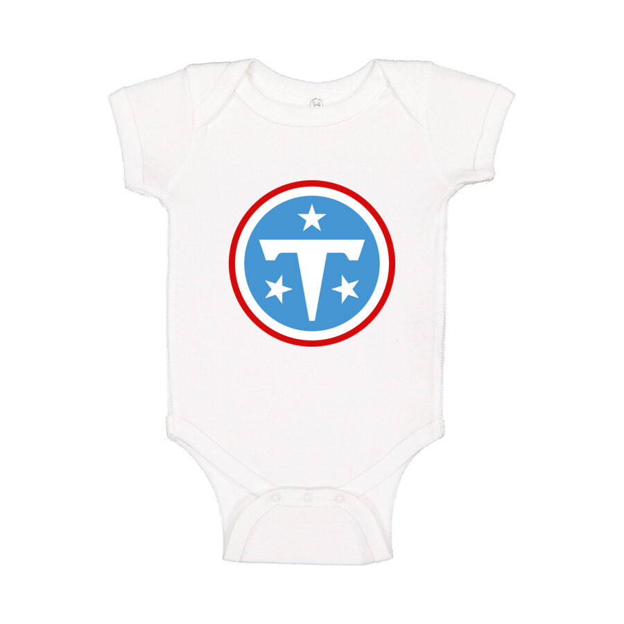Tennessee Titans Baby Romper Onesie - White