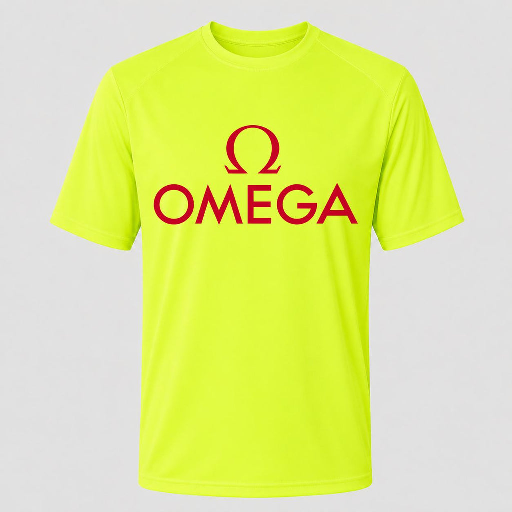Men's Omega Performance T-Shirt - Safety Green