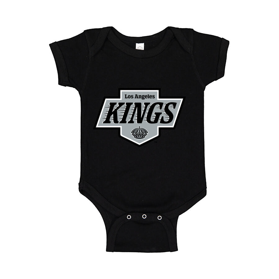Los Angeles Kings Baby Romper Onesie - Black