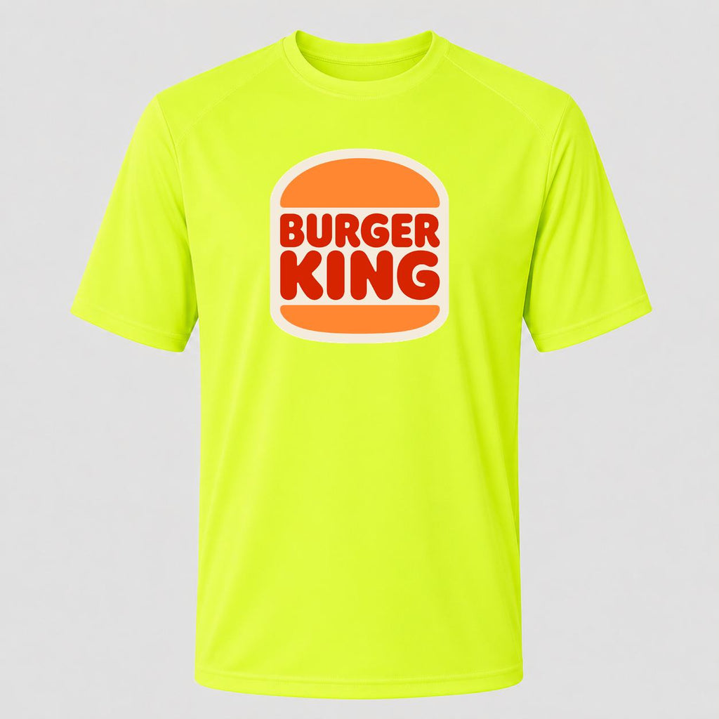 Men's Burger King Performance T-Shirt - Safety Green