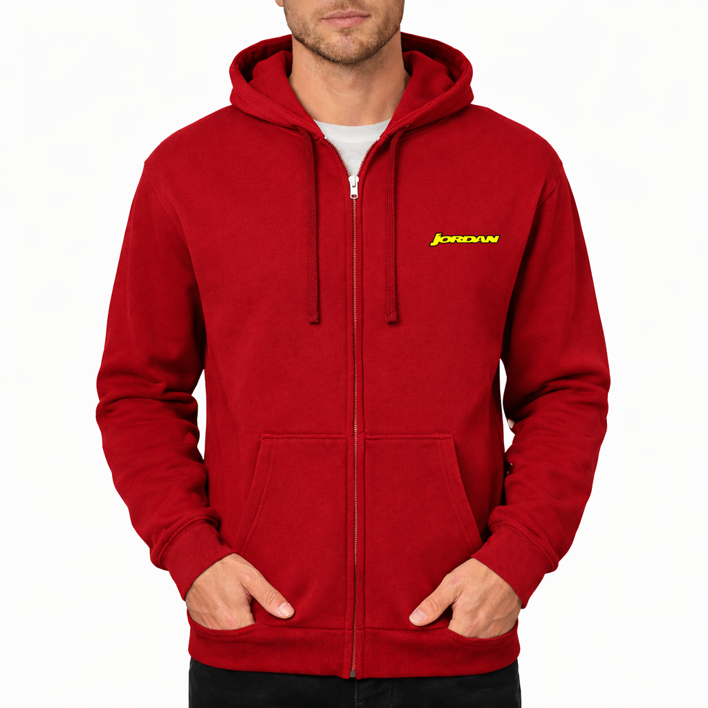Men's Jordan Grand Prix Zipper Hoodie - Red