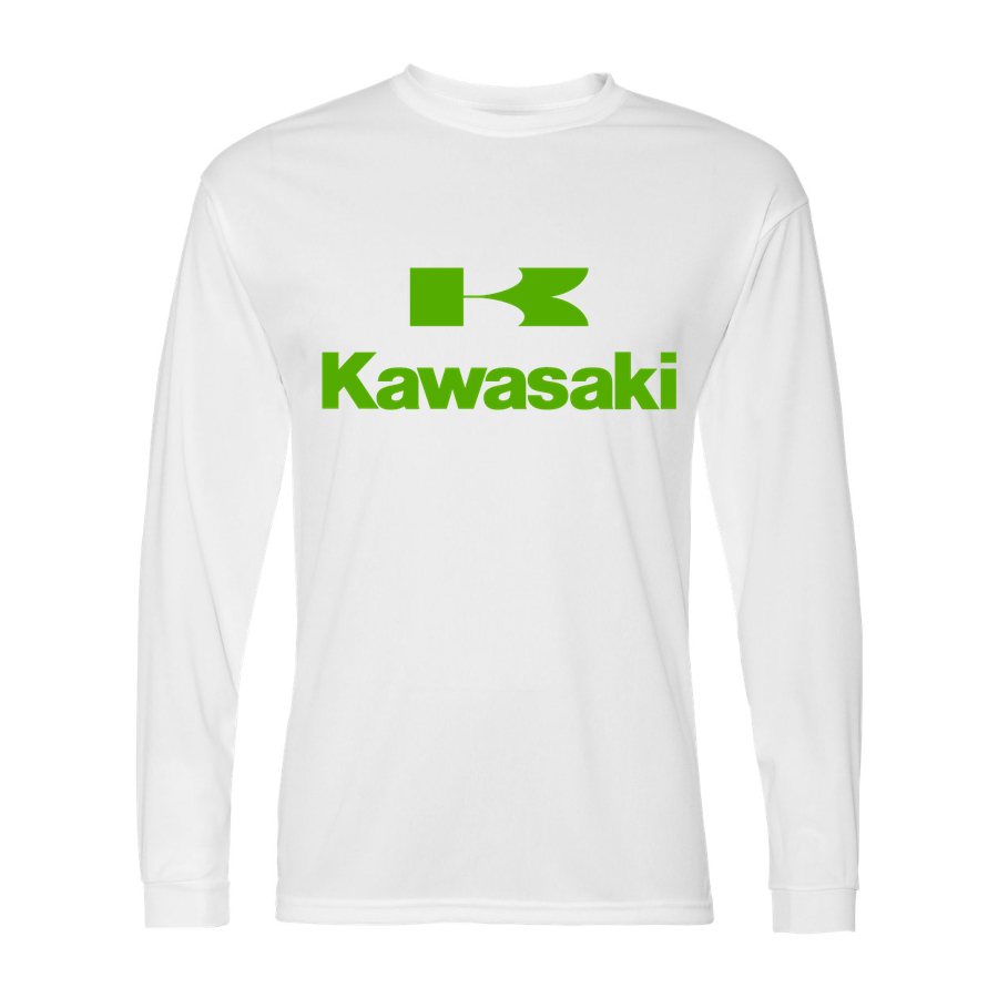 Men's kawasaki Polyester Long Sleeve T-Shirt - White