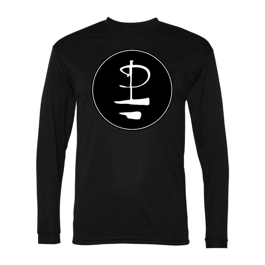 Men's Pink Floyd Polyester Long Sleeve T-Shirt - Black