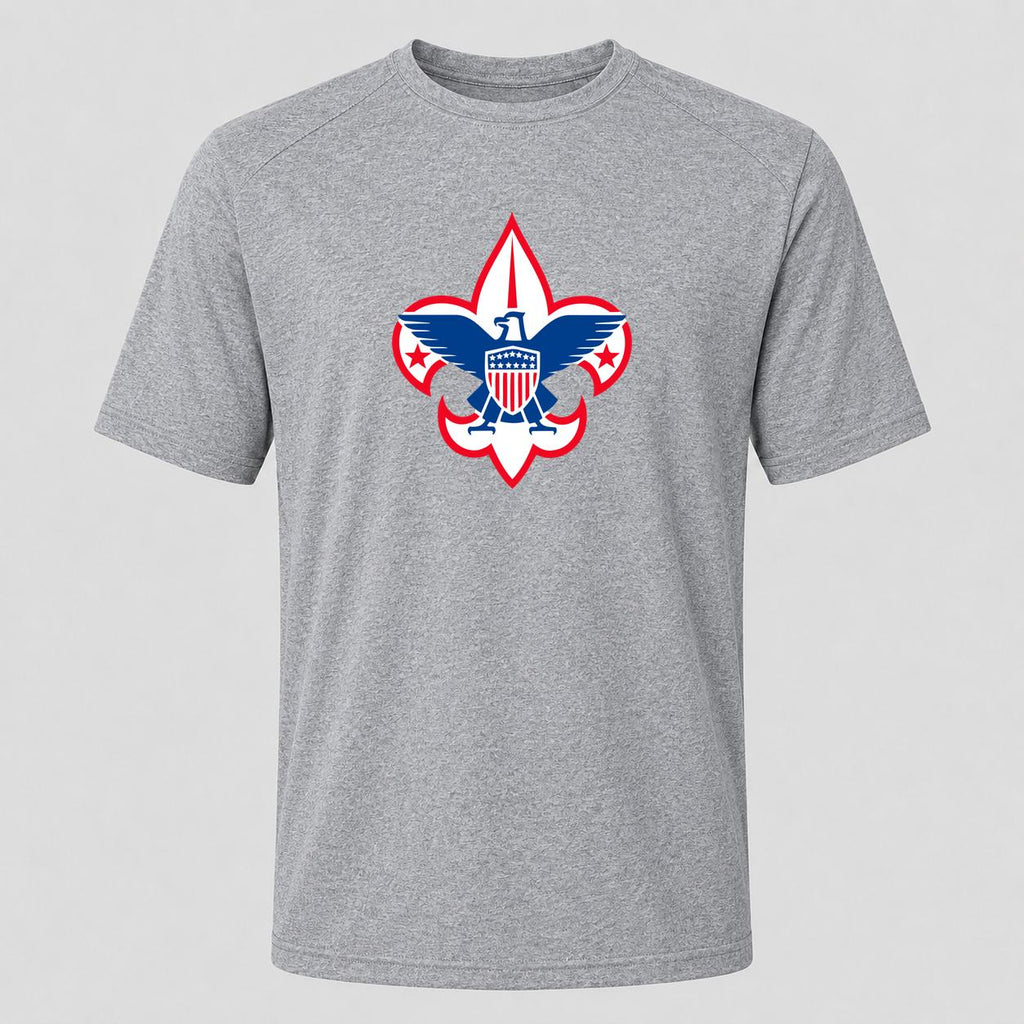 Men's Boy Scouts Performance T-Shirt - Gray