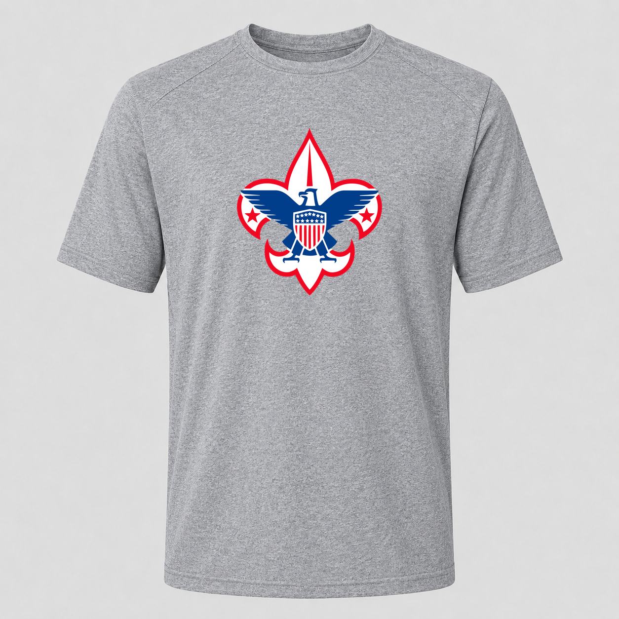 Men's Boy Scouts Performance T-Shirt - Gray