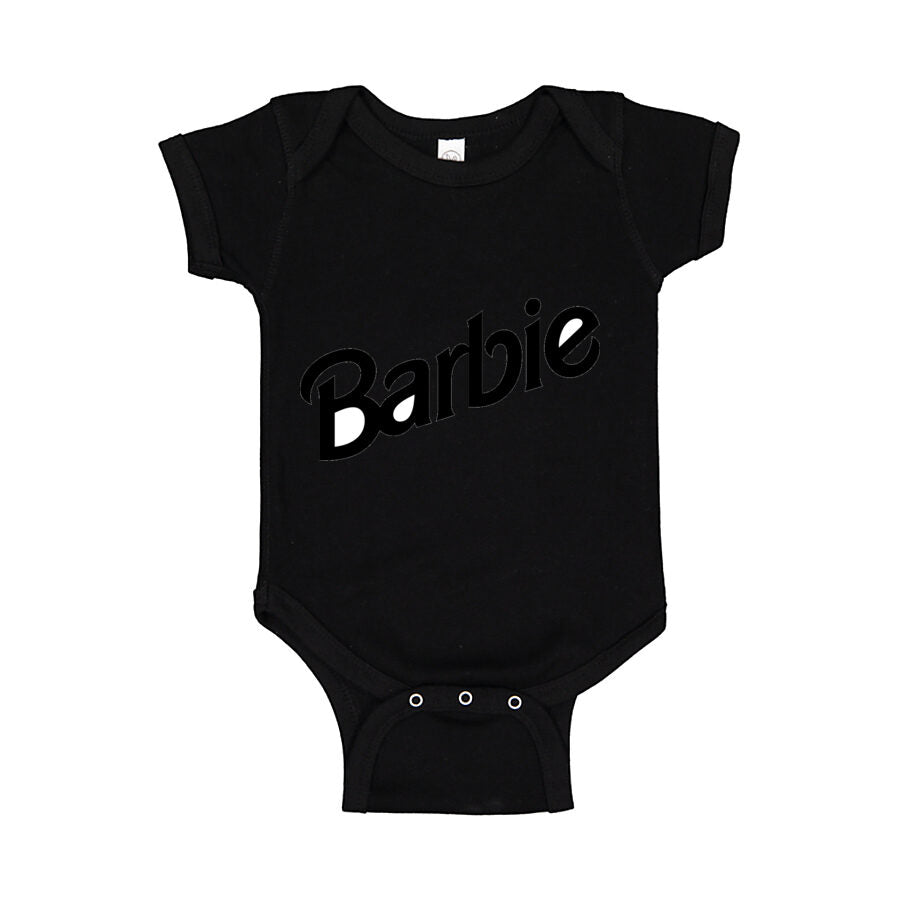 Barbie Baby Romper Onesie - Black