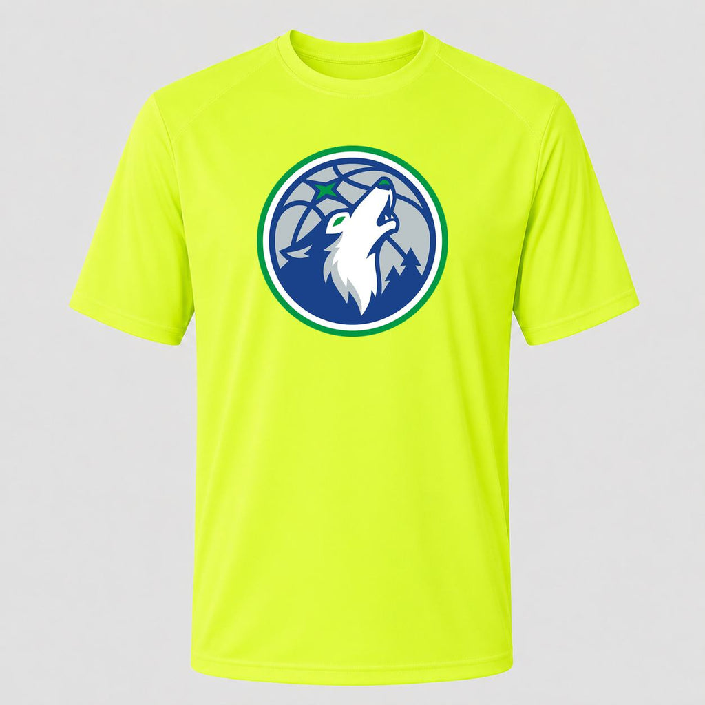 Men's Minnesota Timberwolves Performance T-Shirt - Safety Green