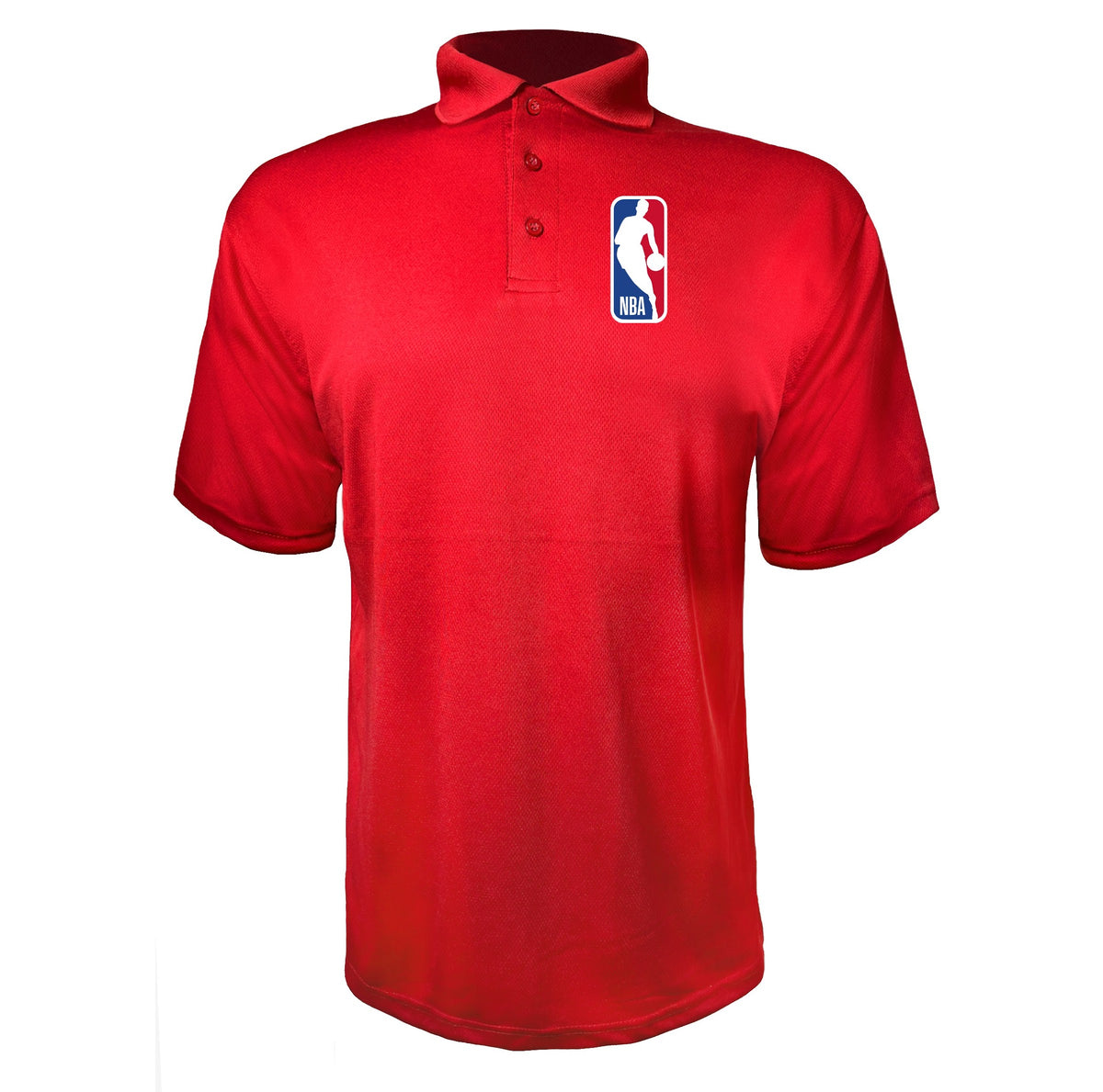 NBA Red polyester polo