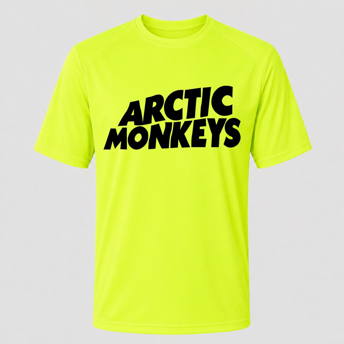 Men's Arctic Monkeys Performance T-Shirt - Safety Green