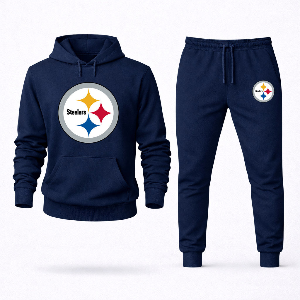 Pittsburgh Steelers Hoodie and Joggers Set - Navy