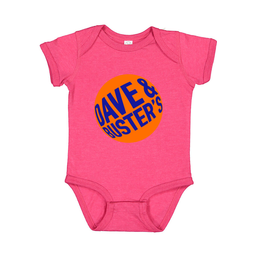 Dave & Buster's Baby Romper Onesie - Pink