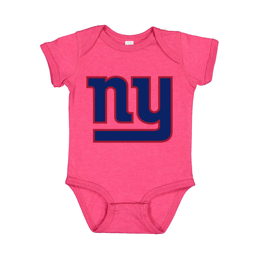 New York Giants Baby Romper Onesie - Pink