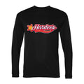 Men's Hardee's Polyester Long Sleeve T-Shirt - Black