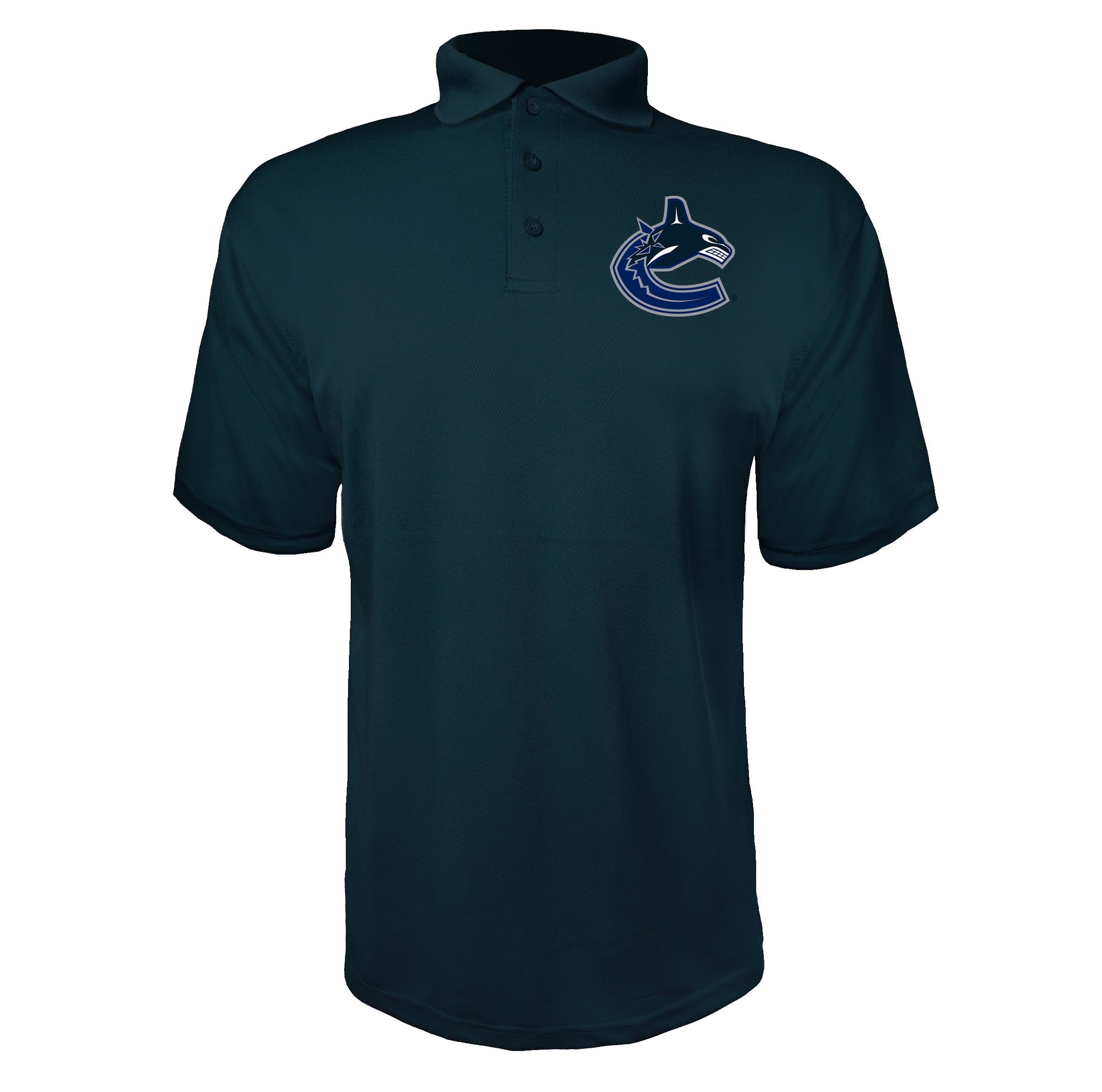 Vancouver Canucks Navy polyester polo