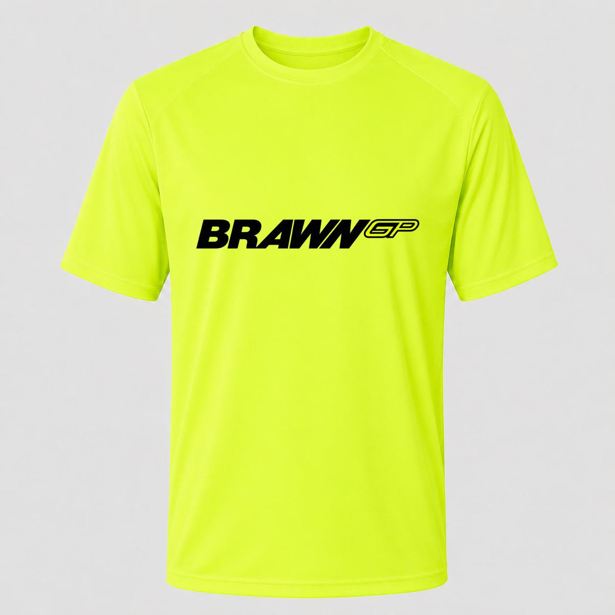Men's Brawn GP Performance T-Shirt - Safety Green