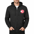 Men's Atlanta Hawks Zipper Hoodie - Black