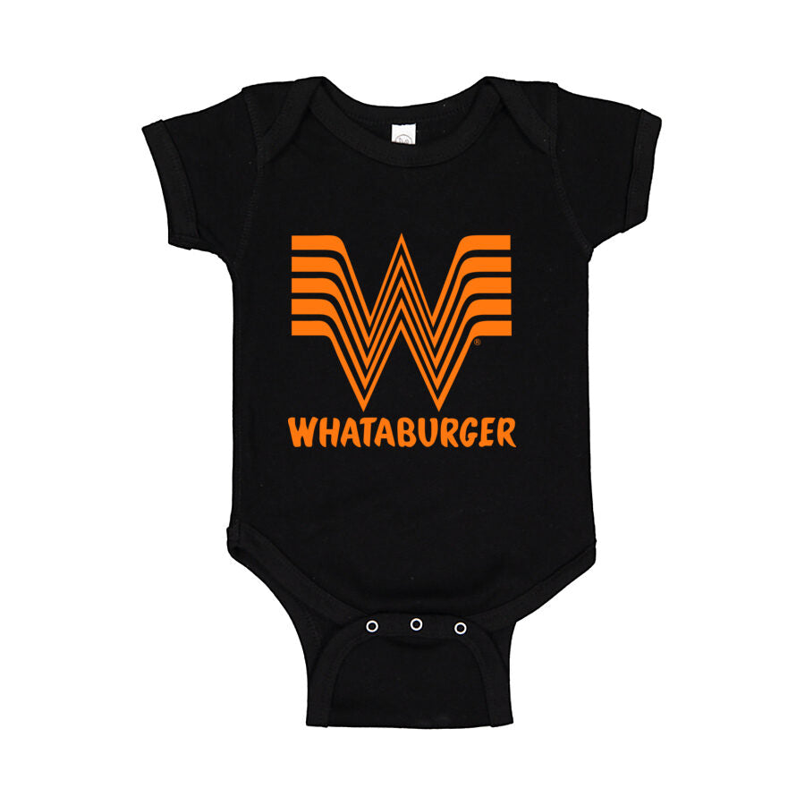 Whataburger Baby Romper Onesie - Black
