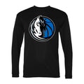 Men's Dallas Mavericks Polyester Long Sleeve T-Shirt - Black