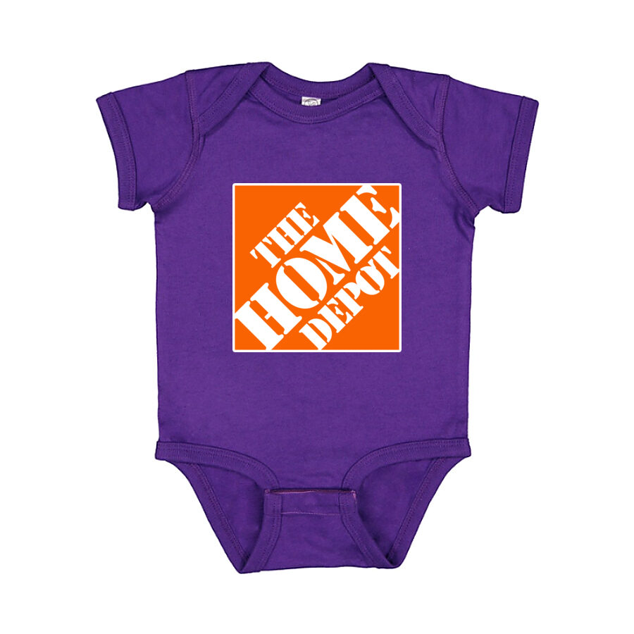 The Home Depot Baby Romper Onesie - Purple
