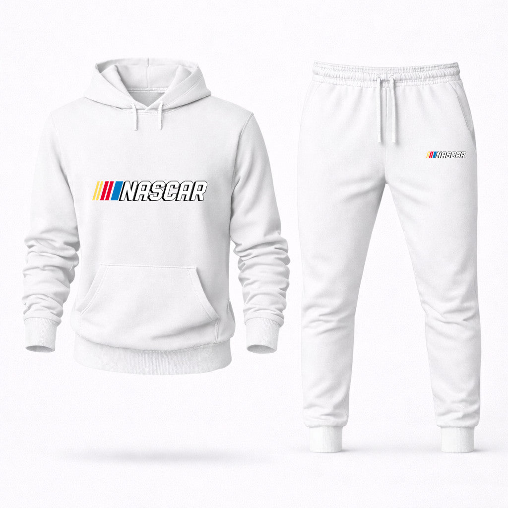 NASCAR Hoodie and Joggers Set - White
