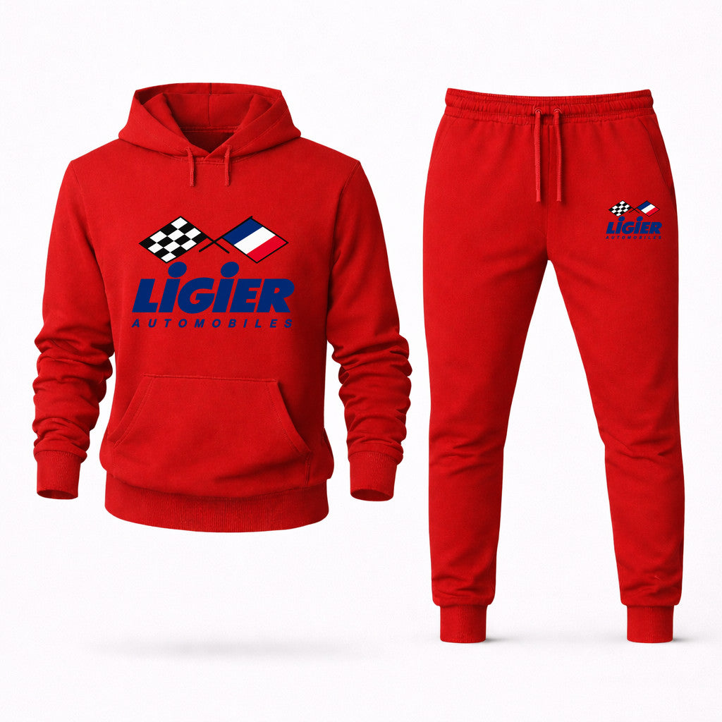 Ligier Automobiles Hoodie and Joggers Set - Red