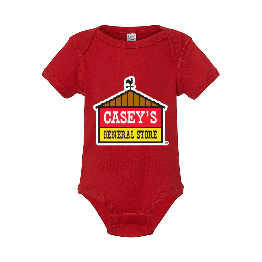 Casey's General Stores Baby Romper Onesie - Red